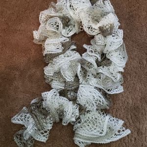 *8 for $25* Knitted Bell Layered Scarf